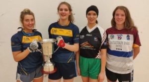  Intervarsity Doubles Ladies Open Finalists, Fiona Tully, Maedhbh Ní Dhálaigh, Ella Donnellan, Doireann Murphy