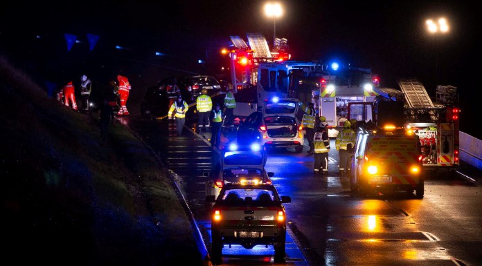 Nov 14th - Three Hospitalised Following M18 Road Crash